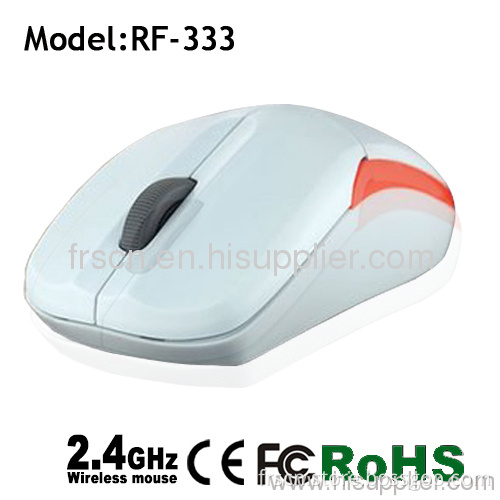 Rf-333 White Color 3d Usb Optical Wireless Mouse